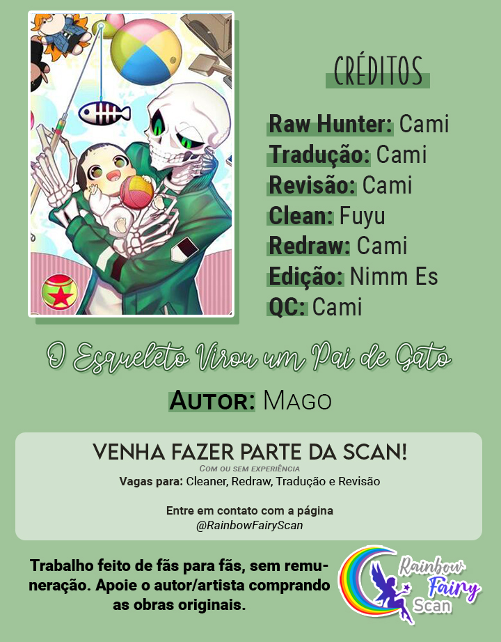 O esqueleto virou um pai de gato-Chapter 47